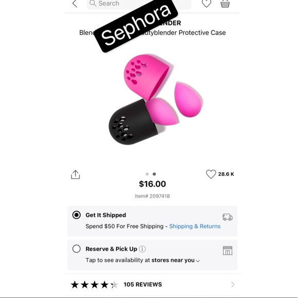 1x Makeup Sponge Protective Case - Picture 3 of 3